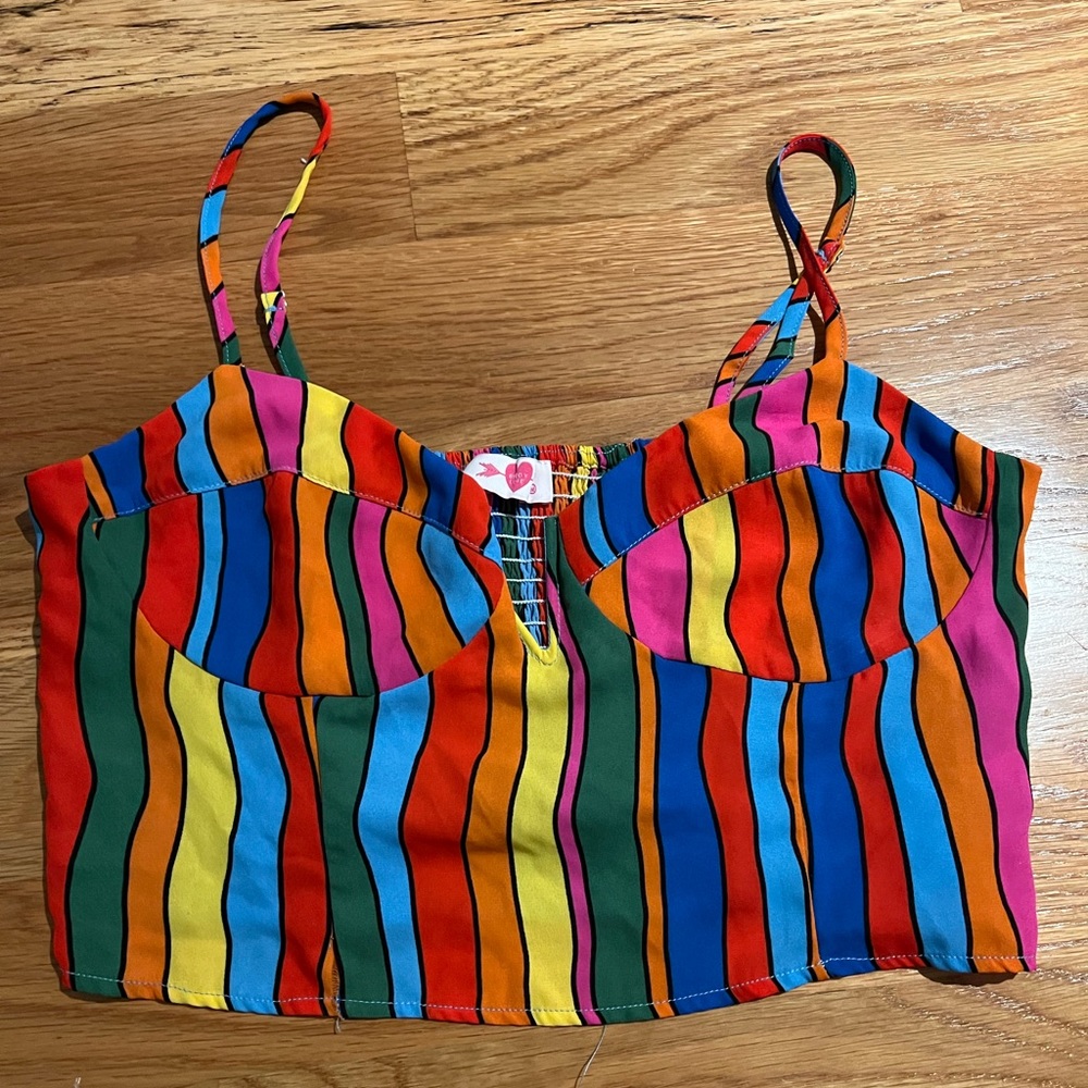 Buddylove stripe colorful top